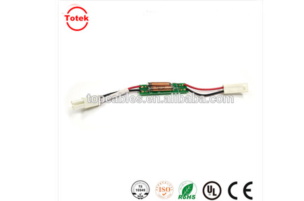 Custom JST cable assembly with PCB board